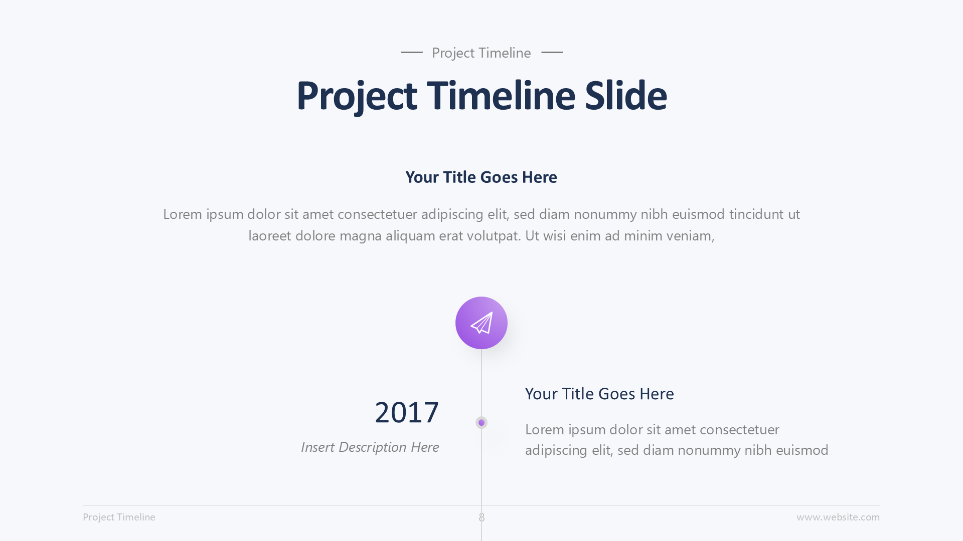 Timeline V1 Light slide 8